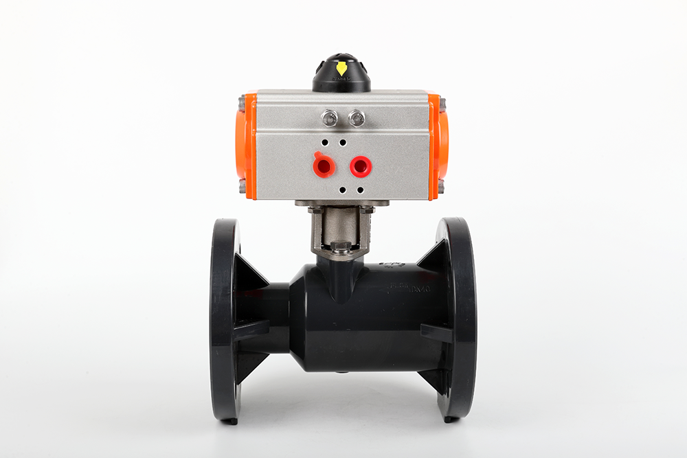 井陉气动法兰一体球阀